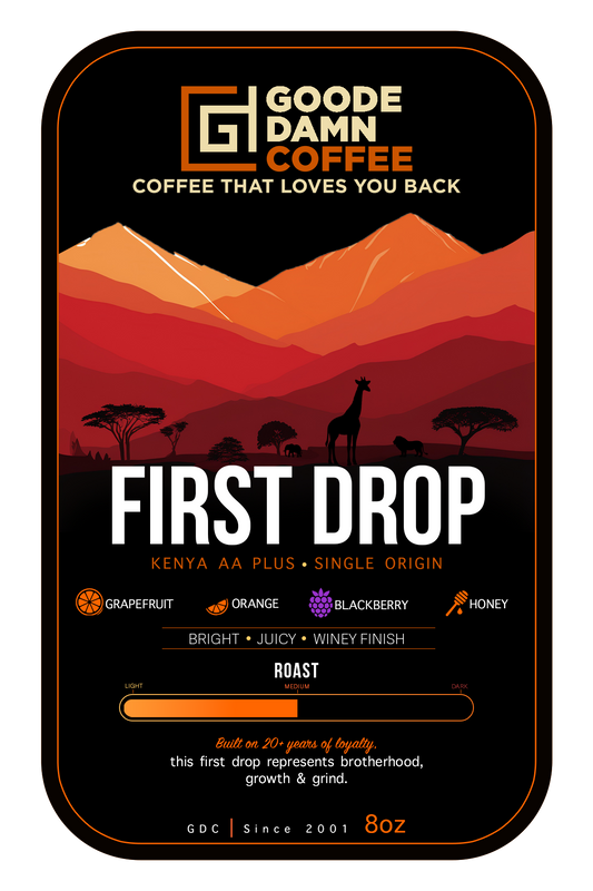 Kenya AA Plus Single Origin Coffee – Medium Roast | Goode Damn Coffee