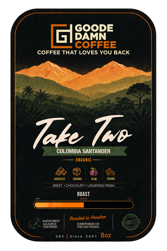 Colombia Santander Single Origin Coffee – Medium Roast | Goode Damn Coffee
